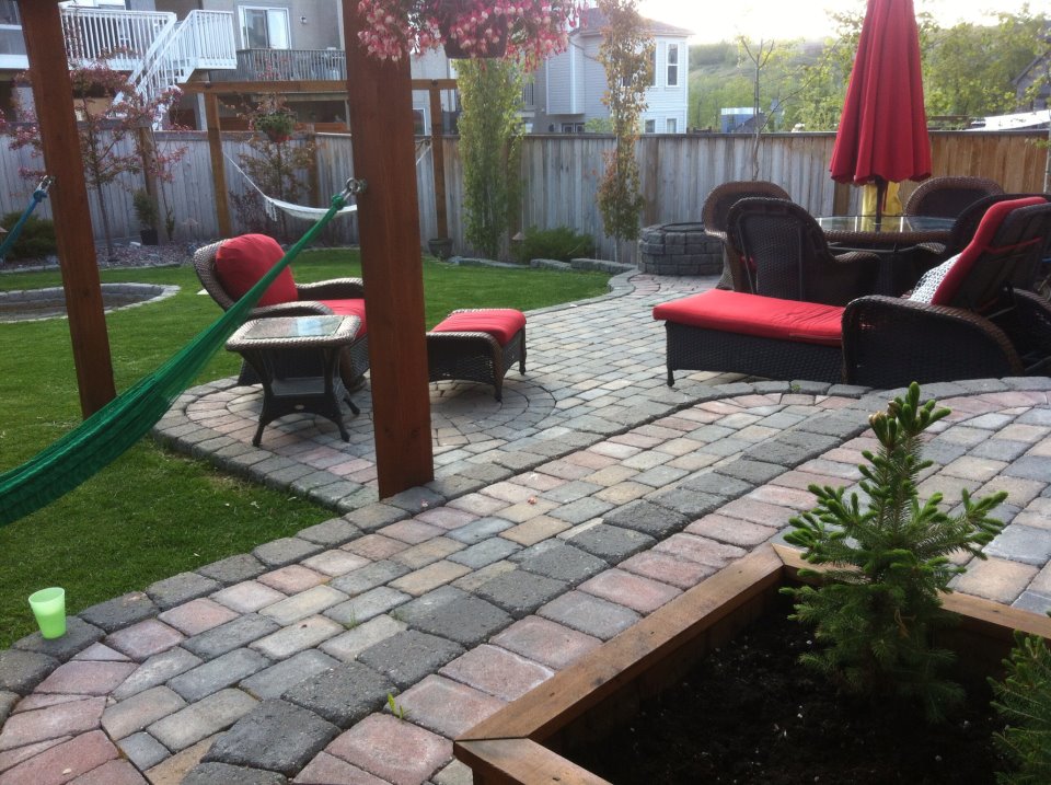 CityScape Landscaping Calgary - Brick patio design landscaping