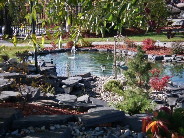 CityScape Landscaping Calgary - Waterfall landscaping and Pond Landscaping 